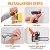 Attimal 2Pack Chainsaw Wall Mount & Hanger - Heavy-Duty Universal