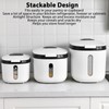 Rice Container Bug Proof Odorless Airtight Rice Box with Clear