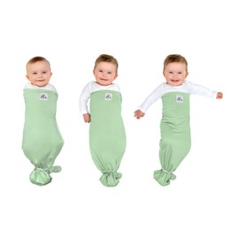 The Ollie Swaddle – Sleep Swaddle for Babies | Breathable, Moisture-Wicking Fabric to Prevent Overheating | Soft, Adjustable Fit | Ideal for Newborns & Infants (Meadow)