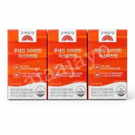 Goryeo Eundan Korea Eundan Lutein-Axanthin Astaxanthin 60 tablets (3) Best composition for eye health / 고려은단 루테인지아잔틴 아스타잔틴 60정 3개 눈건강 베스트구성