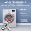 Wool Dryer Balls Laundry Fabric Softener Reusable XL Natural 100%