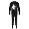 Mens Pyjamas Cartoon Character Cuffed Hems Jogger Style Night Sleep
