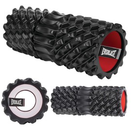Everlast FIT 13" Rx Matrix Hollow Roller - Lightweight Roller for Neck Massage & Full-Body Relief - Muscle Recovery & Flexibility, Exercise Equipment for Home, Deep Relief, Yoga Accessories