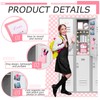 Patelai 11 Pcs Locker Accessories Kit Included Locker Shelf Magnetic