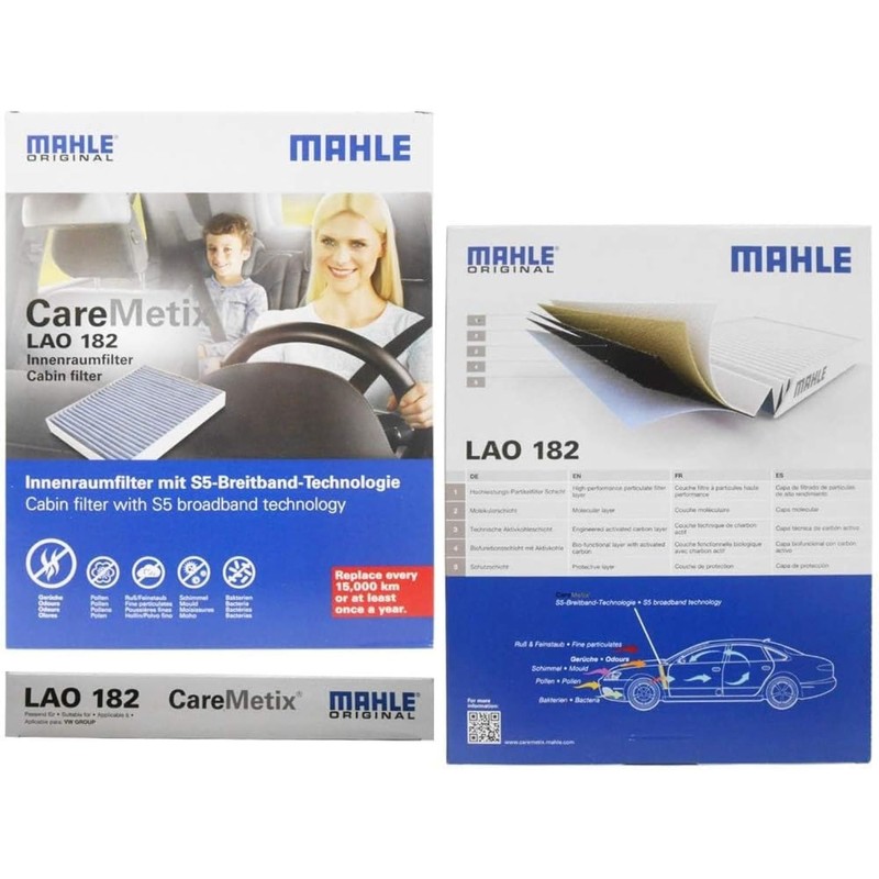 MAHLE LAO 182 Cabin Air Filter - CareMetix - with