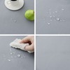 Demetex Grey Fabric Table Cover Modern Wrinkle Free Tablecloth 152cm