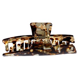 SAFIGLE Elegant Acetate Sheet Hair Claw Clip for Women Decorative Jaw Clip for Fashionable Hairstyles Easy to Wear for Bathing Makeup and Everyday Use Suitable for All Hair Types