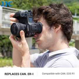JJC Long Soft Silicon Viewfinder Eyecup Compatible with Canon EOS R1 Mirrorless Camera, Replaces ER-I Eye Cup