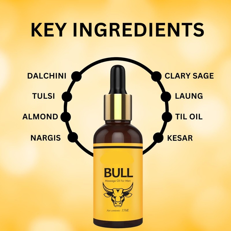 Generic Ayurvedic Massage Oil for Men 15 Ml (Pack of