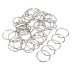 PATIKIL 50pcs 35mm Diameter Binder Rings Removable Metal Book Loose