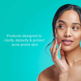 ClarityRx Clear Today Gone Tomorrow Skincare Kit, 5-Piece Plant-Based Set for Acne-Prone Skin