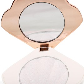 Zerodeko Polvos Iluminadores Faciales Paleta 1 Unidad Compacto Duradero para Mujer Uso Diario Maquillaje Cosmético Contorno Resaltado Rostro Portátil