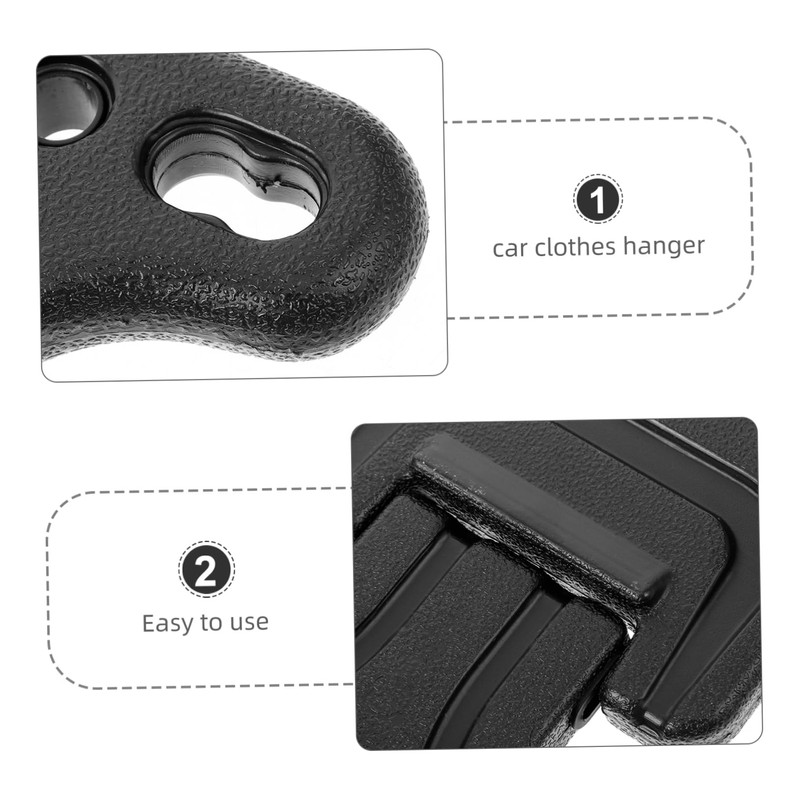 NOLITOY Car Clothes Rack for Vehicle Headrest Multifunctional Backseat Coat