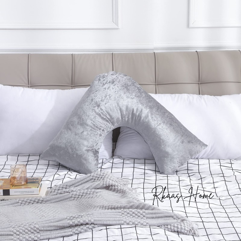 RKAAS HOME V Shaped Super Soft Luxurious Decorative Crushed Ice