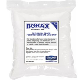 3 lb Borax Flux Glaze Crucibles Melting Gold Silver Melting Soldering, Casting Jewelry Porfessional USE