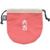 Techno Prime Daruma Pouch, Red