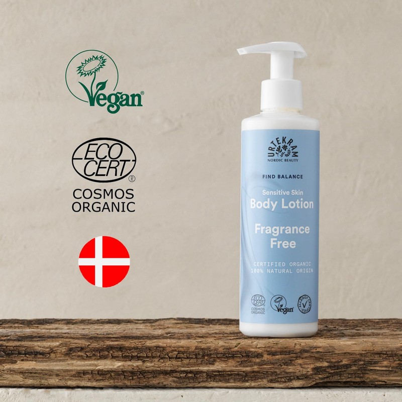 Urtekram Body Lotion - Fragrance Free, Find Balance, Sensitive, 250