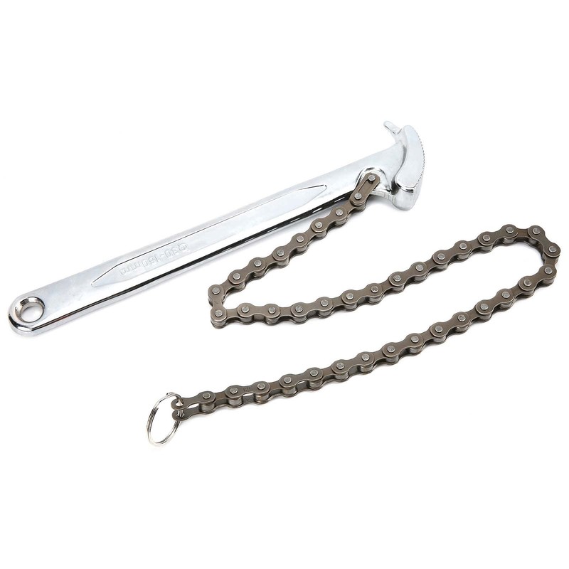 Chain Pipe Pliers, Durable HRC60 Chain Wrench with High Hardness