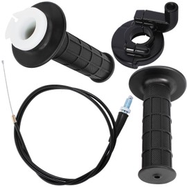 Yingshop Twist Throttle Accelerator Grip Cable for Pit Dirt Mini Bike Quad ATV 50cc 70cc 90cc 110cc 125cc 150cc - 190cc 4-stroke Bikes Honda XR50 XR70 CRF50 CRF70 7/8" 22mm Handlebars