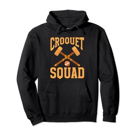 Mallet Croquet Player Sport Croquet Squad Pullover Hoodie
