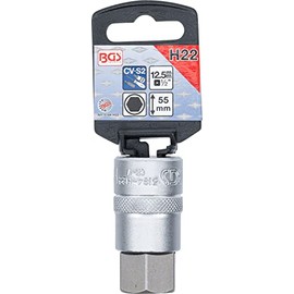 BGS BGS 5184-H22 | Bit-Einsatz | 12,5 mm (1/2") | Innensechskant 22 mm