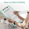 Legal Size Clipboard, Teal 8.5 x 14 Clip Boards for