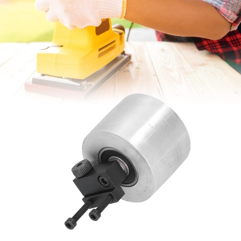 Belt Grinder Tracking Wheel, Resistant Aluminum Alloy Drive Wheel for