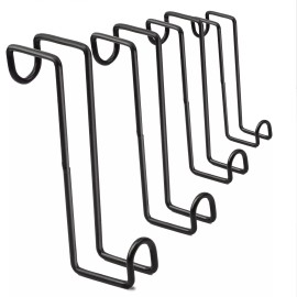 Unbranded 4x8 Inch Tack Hook,Heavy Duty Metal Over Rail Tack Hooks Stall Hooks for Hanging