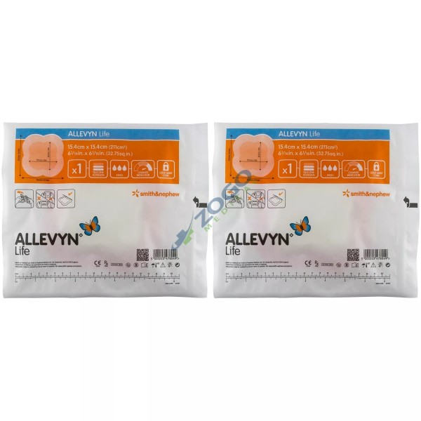 Allevyn Life Foam Dressing 6" x 6" (4x4 pad) -