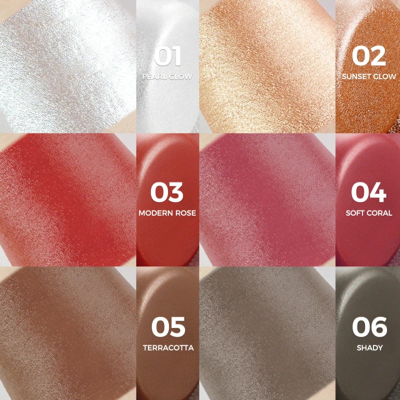 Sace Lady Facial Iluminador Barra Blush Contorno Maquillaje