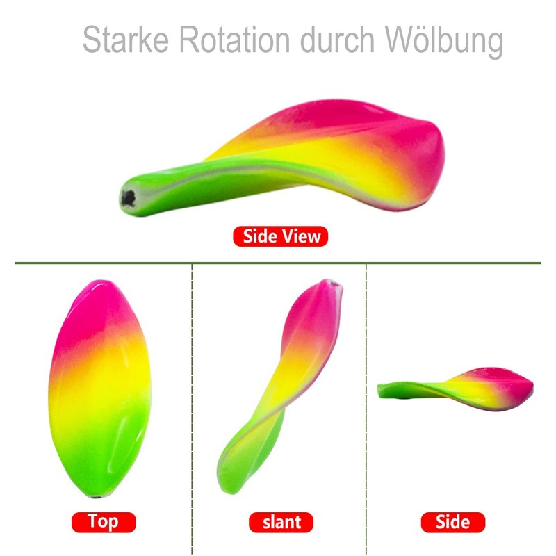 Njord Kalastus Inline Spoon Trout Complete Set with 5 x
