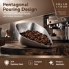 Coffee Bean Dosing Cup Stainless Steel Espresso Measuring Tray for