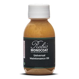Rubio Monocoat Universal Maintenance Oil, 200 ft² - Black | Satin Sheen Enhancement & Protection for Indoor Wood Floor & Wooden Furniture Surfaces Treated with Oil Plus 2C | 100 Milliliter