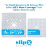 SlipX Solutions 27" Oversize Square Shower Mat, Non-Slip Mat for