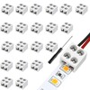 RUNCCI-YUN 20 Pack led Light Strips Connectors 8mm 2 Pin