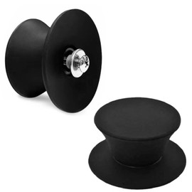 2 Pcs Universal Pot Lid Replacement Knobs, Silicone Heat Resistant Pan Cover Holding Handles, Great for Slow Cookers, Skillets and Kitchen Cookware Lids and Covers