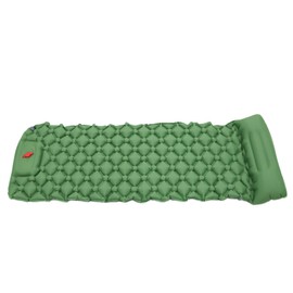 M MCGUIRE GEAR Inflatable Sleeping Mat with Built-in Foot Pump, Self Inflating Sleeping Pad, Camping Air Mattress