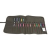 Roll Up Paint Brush Holder, 30 Holes Roll Up Canvas