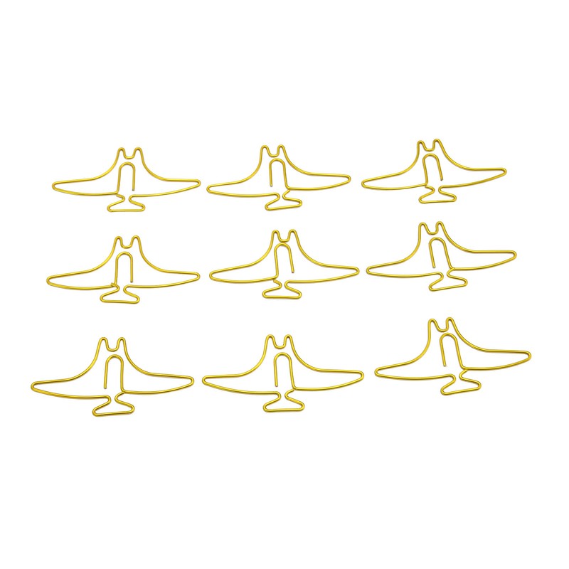 100pcs Paper Clips Prevent Slip Cute Animal Shaped Decorative Metal