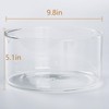 Opexscal 190oz Extra Large Glass Trifle Bowl, Modern Design Clear