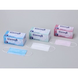 Haku-Elephant Medical Surgical Mask Mega Mask Plus Pink 50 Sheets 3901425