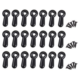 100Pcs Metal Frame Picture Turn Button Fasteners Photo Frame Hardware and Screws for Craft Hanging Pictures Photos Drawing (Black)