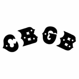 Oracel CBGB Punk Rock Club Underground die cut vinyl decal sticker window CHROME