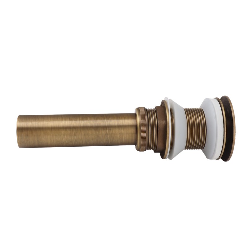 Bathroom Kitchen Sink Drain All Copper Pop Up Sink Drain
