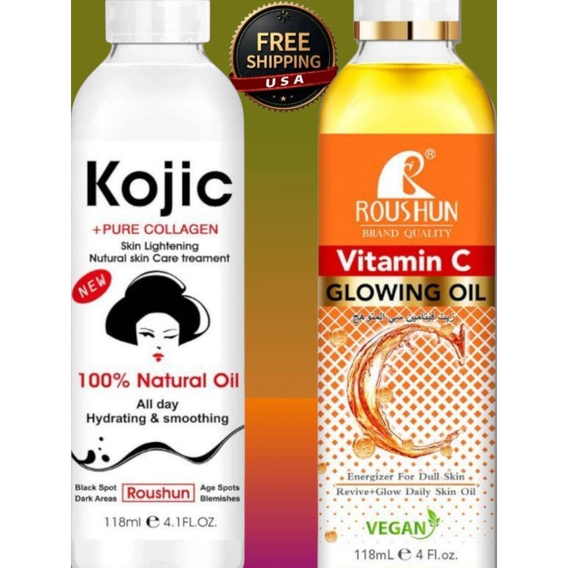Roushun Koijc Acid + Vitamin C Body oils Brightenings for