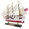 SAILINGSTORY Wooden Model Ship US Coast Guard Eagle Barque Ship