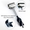 Manual Drill Auger Alloy Steel Wood Hand Auger Wrench Multifunctional