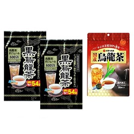 Ochanomaruko Black Oolong Tea Bag 54 P., Japanese Oolong Tea Bag 30 P., Bulk Purchase Set of 3 Bags