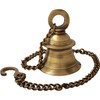 eSplanade - Brass Hanging Bell with Chain | Brass Hanging