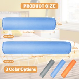 EULANT Inflatable Long Bolster Body Pillow for Adults Kids,Round Cervical Roll Cylinder Bolster Body Pillow for Hugging Sleeping,Back,Neck